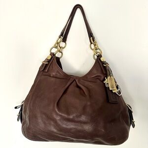 Coach Brown Leather Shoulder Bag